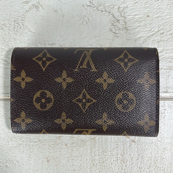 Louis Vuitton Monogram Porte Monnaie Billets Tresor Wallet ✅COA Included - Picture 3 of 16